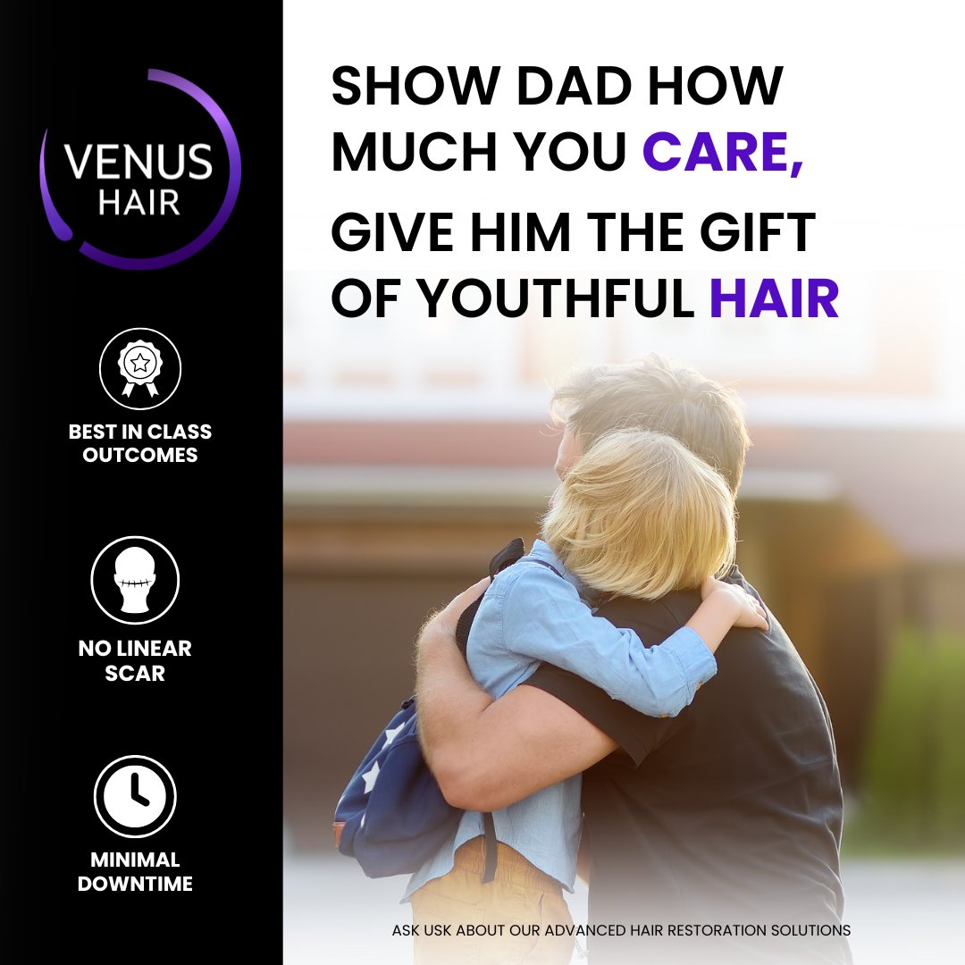 Happy Father’s Day to all the amazing men who raised and inspired us! 🎉 This year, give Dad the gift of confidence and a fresh start with our advanced hair restoration treatments by ARTAS® and NeoGraft®. Because every dad deserves to look and feel his best.💙