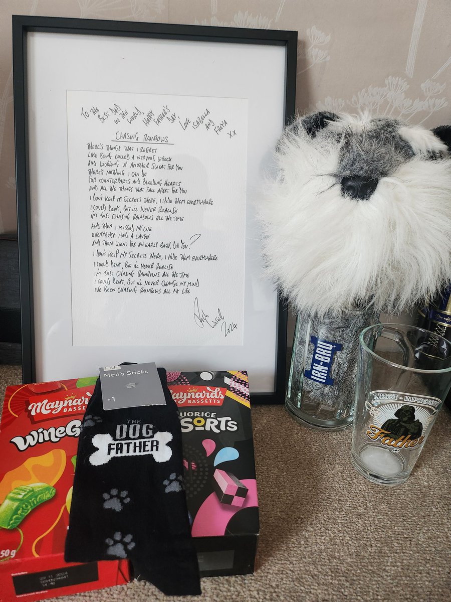 teestop's tweet image. I have the best daughters (&amp;amp; wife) in the entire world!! Couldn't love them anymore!! Love my Father's Day gifts! Thank you...x 
These are amazing for any @shedseven fan, cheers @Ricktw1tter ;0)
#JasonRainbows #FathersDay2024
Happy Fathers day to all the awesome Dads out there!