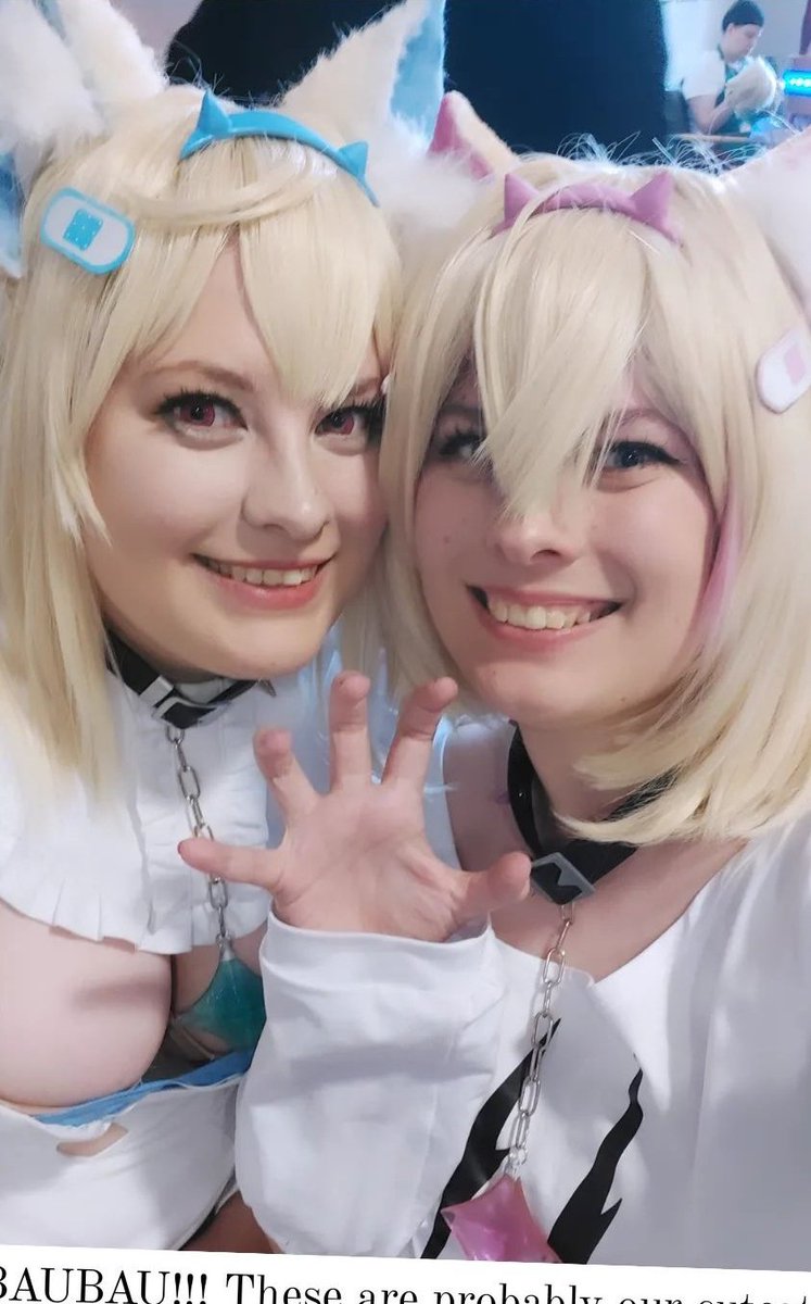 Kiitoksia Desusta 🩷🩵 ollut kyl vauhtiviikonloppu: ensin pe Isekain villit alalajit- luento (kiitoksia katsojille, otetaan mieluusti palautetta vastaan!) ja lauantaina cossikisailua! FuwaMoco palaa vielä, näissä puvuissa tuli niin söpö olo 👀 #desucon  

📸: <a href="/AlterRIAlity/">☆ GanbaRIA, Valon Soturi ☆</a>