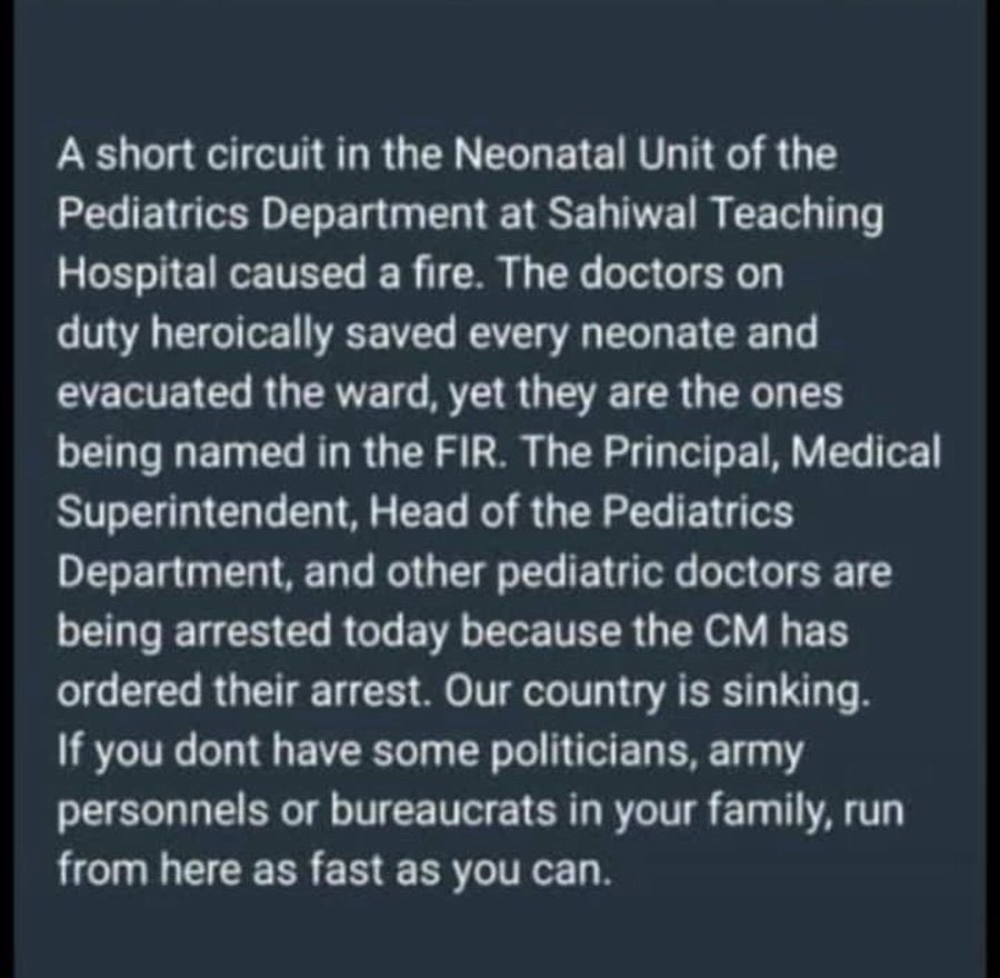 asif_ateeqa's tweet photo. MASEEHA of the nation deserve this treatment? 
Shame on our gov 
#StandWithSahiwalDoctors
#DoctorsRejectBrutality https://t.co/CzaAe9ZHcV