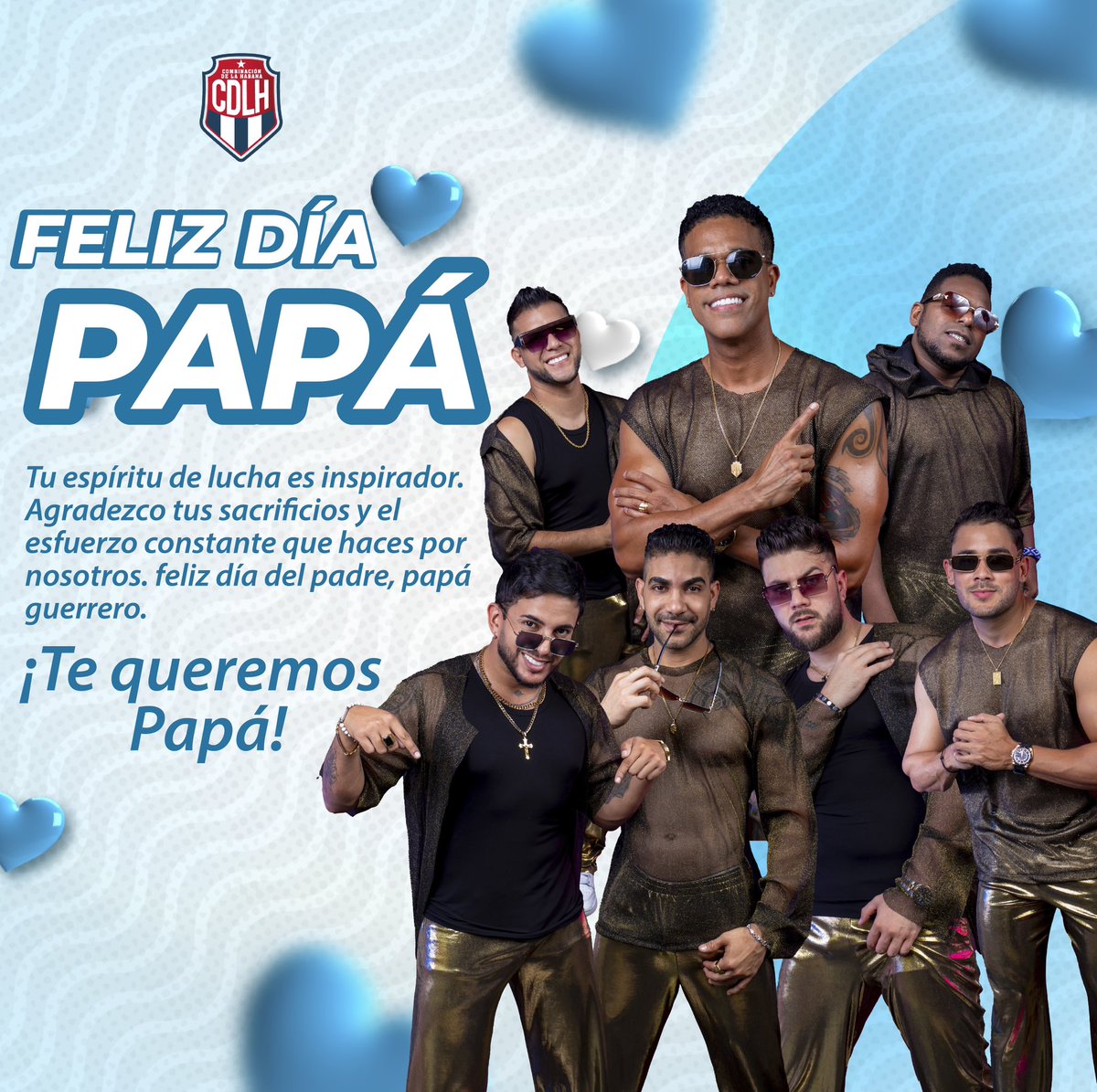 ⭐️ ¡Feliz Día del Padre! 🎶

Hoy celebramos su esfuerzo, dedicación y amor incondicional. Desde el corazón de nuestra familia CDLH, les enviamos un abrazo lleno de música y gratitud. ¡Que este día especial resuene con la melodía de la felicidad que merecen! 🎷💙