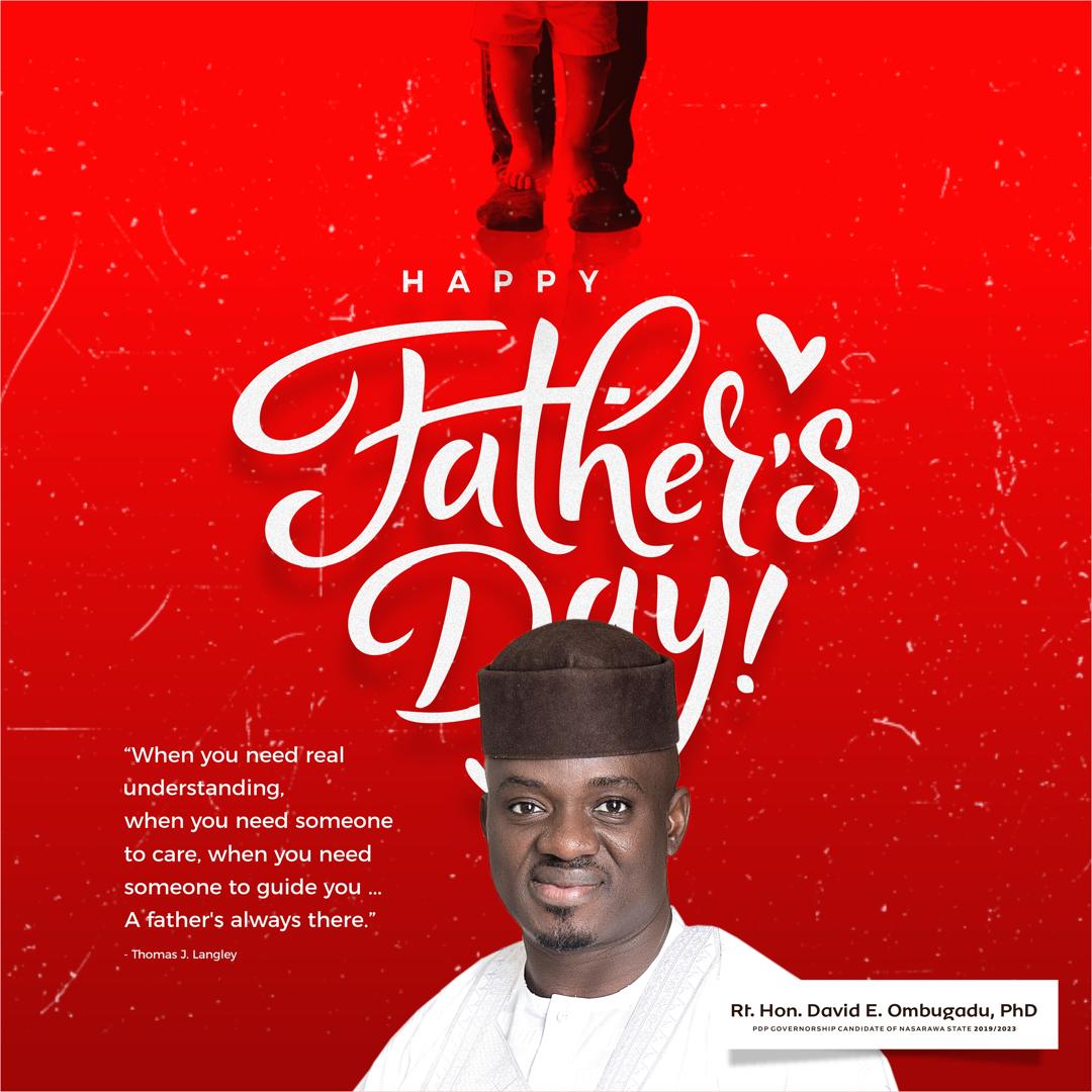 TODAY we celebrate the men who have embraced the responsibility of fatherhood, with a glaring leadership to those around them.

I  celebrate you all, #HappyFathersDay2024