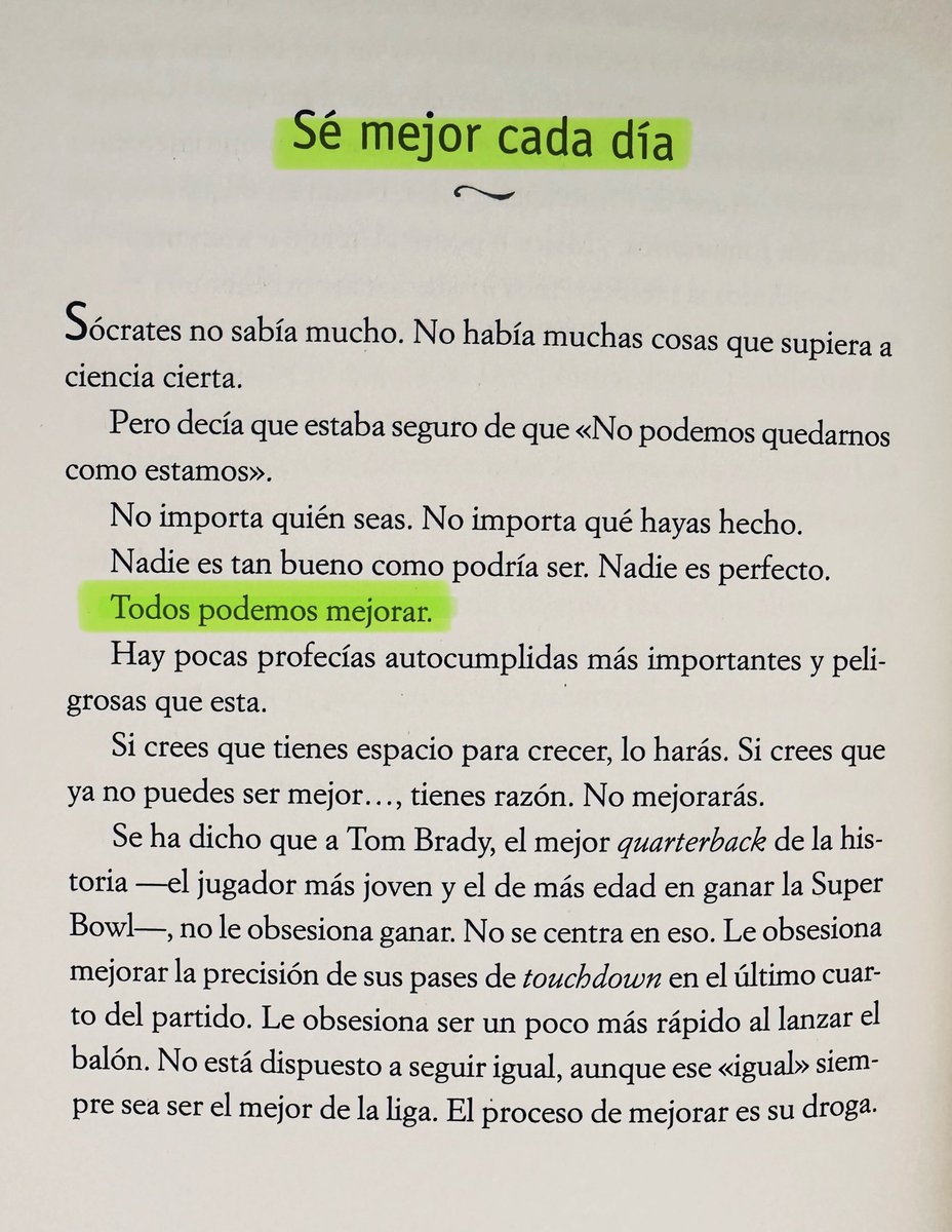 No hay excusas, todos podemos mejorar: