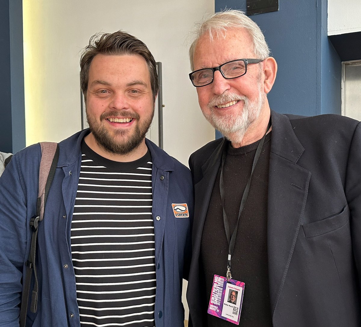 It’s blinking Walter Murch! #SheffDocFest2024