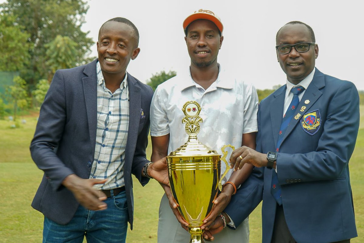 KenyaGolfUnion's tweet photo. Huge congratulations to John Lejirma on winning the NCBA Ruiru Open Trophy by playing an impressive 13 under par 🙌

@NCBABankKenya 
@RuiruSportsClub https://t.co/V5Eqo8mkqF