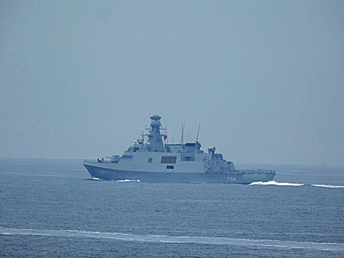 WarshipCam's tweet photo. Turkish Navy Ada-class ASW corvette TCG Kınalıada (F-514) leaving Tokyo, Japan - June 16, 2024 #tcgKınalıada #f514 

SRC: TW-@MICHIYAM https://t.co/zm6UhPDQfJ