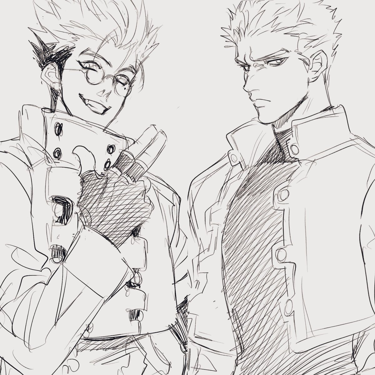 TIGERIED's tweet image. 还是约的。#Trigun #kv #刃台