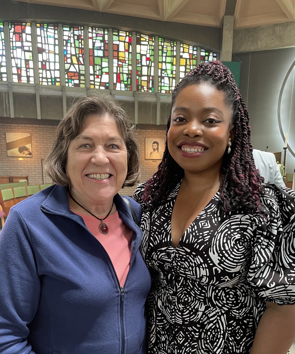 Rhian Samuel (@rhian_samuel) on Twitter photo With Francesca Chiejina, soprano, at St Laurence Church, Catford, today. Great concert, with Jocelyn Freeman (<a href="/PianoLieder/">Jocelyn Freeman</a>), inc. lovely performance of my 'The Gaze' (Ophelia's description of Hamlet's madness). @TyCerdd_org <a href="/stainerandbell/">Stainer & Bell</a> <a href="/MusicNLW/">🎵 Welsh Music Archive 🏴</a> With Francesca Chiejina, soprano, at St Laurence Church, Catford, today. Great concert, with Jocelyn Freeman (<a href="/PianoLieder/">Jocelyn Freeman</a>), inc. lovely performance of my 'The Gaze' (Ophelia's description of Hamlet's madness). @TyCerdd_org <a href="/stainerandbell/">Stainer & Bell</a> <a href="/MusicNLW/">🎵 Welsh Music Archive 🏴</a>