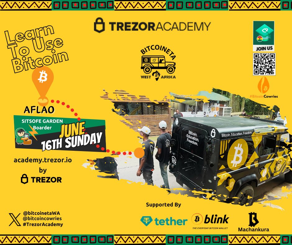 Cᴏᴍɪɴɢ Uᴘ╔3🅿🅼 (GMT)
⚡.══════╗
#𝗧𝗿𝗲𝘇𝗼𝗿𝗔𝗰𝗮𝗱𝗲𝗺𝘆 🟧Fʀᴇᴇ ⚡
╚══════.⚡.═╝
☻/ A Bold Step Into #Bitcoin 
/▌🔑 <a href="/Trezor/">Trezor</a> 
/\ 🎯 &gt; <a href="/BitcoinetaWA/">Bitcoineta West Africa</a> 
CC: <a href="/Machankura8333/">Machankura 📞⚡ 8333.mobi</a> <a href="/blinkbtc/">Blink Wallet</a> <a href="/Tether_to/">Tether</a> @bitcoincowries