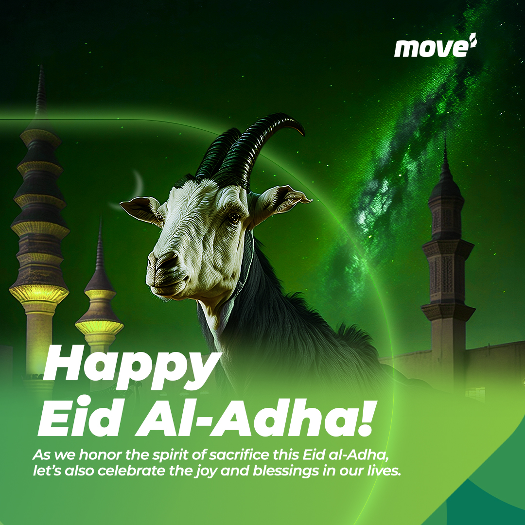 May the spirit of sacrifice and devotion bring you closer to your loved ones. Eid Mubarak!💚