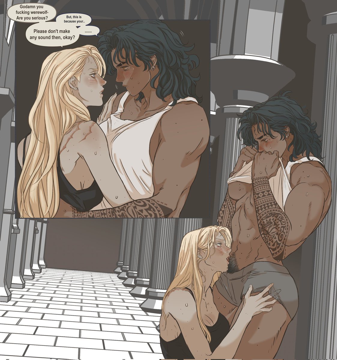 Put out the fire first......