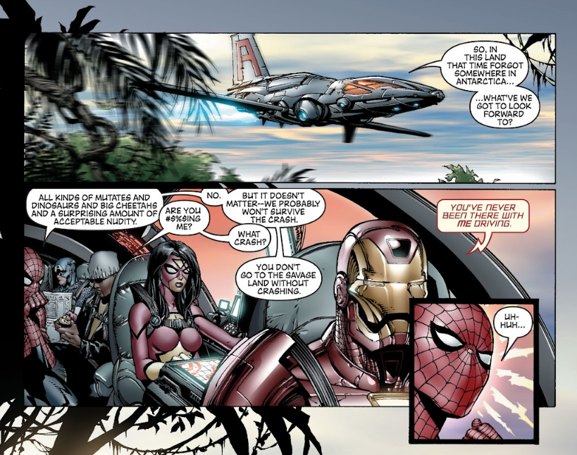 AerithsSeat's tweet photo. Bendis speak is so good for this type of team https://t.co/eAWkZzqzen