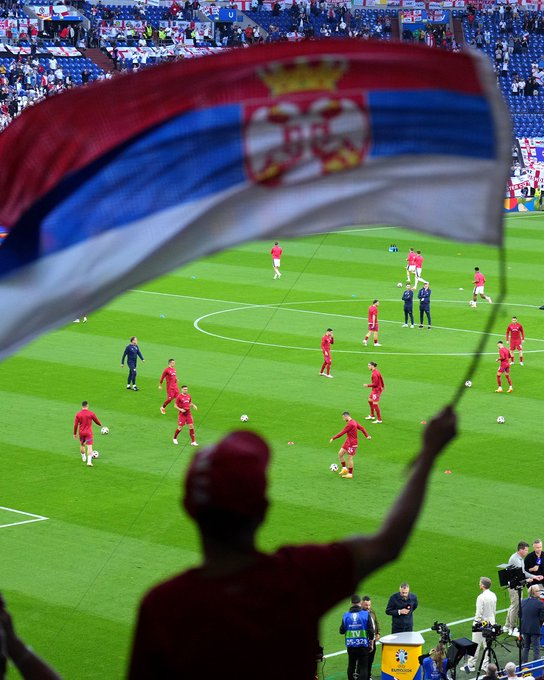 BitacoraPma's tweet photo. #EURO2024 #SRBvsENG
📋XI Serbia 🇷🇸: Predrag Rajković 🧤; Miloš Veljković, Nikola Milenković, Strahinja Pavlović; Andrija Živković, Nemanja Gudelj, Saša Lukić, Filip Kostić, Sergej Milinković-Savić; Dušan Vlahović, Aleksandar Mitrović©️
🗣DT.: Dragan Stojković
(📸: @EURO2024) https://t.co/kpqlnoIvaS
