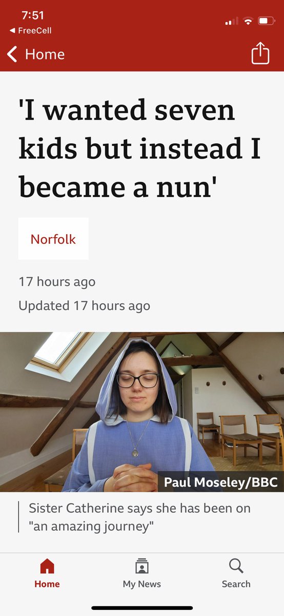 She’s the reverse-Fraulein Maria

'I wanted seven kids but instead I became a nun' bbc.com/news/articles/…