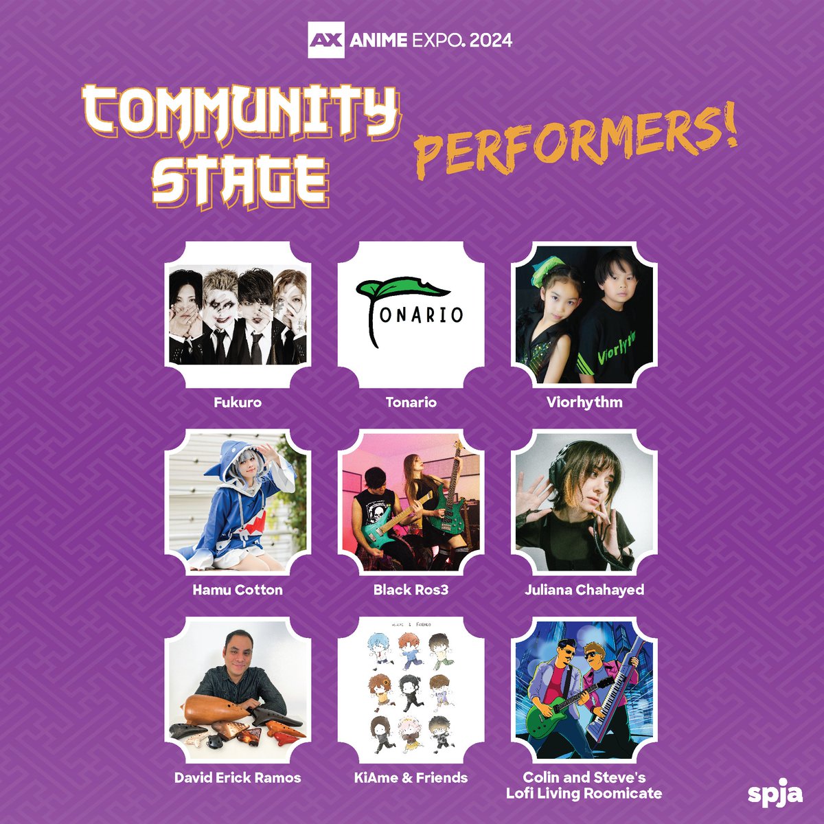 AnimeExpo's tweet photo. 🎤 Check out the link below to see this year's Community Stage schedule! 💃 More of your favorites will join the lineup as #AX2024 approaches. 📅✨

🔗 Community Stage! https://t.co/RKKPMnxKmO
🎟️ Buy Your Badge Now! https://t.co/wbE8oyNnBH https://t.co/5cwagB2csg