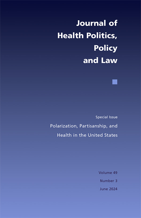 Duke University Press (@dukepress) on Twitter photo The #WeeklyRead is "Polarized Perspectives on Health Equity," from  "Polarization, Partisanship, and Health in the United States," a recent special issue of the Journal of Health Politics, Policy and Law: ow.ly/QRji50Sj1EW
@jhppl The #WeeklyRead is "Polarized Perspectives on Health Equity," from  "Polarization, Partisanship, and Health in the United States," a recent special issue of the Journal of Health Politics, Policy and Law: ow.ly/QRji50Sj1EW
@jhppl