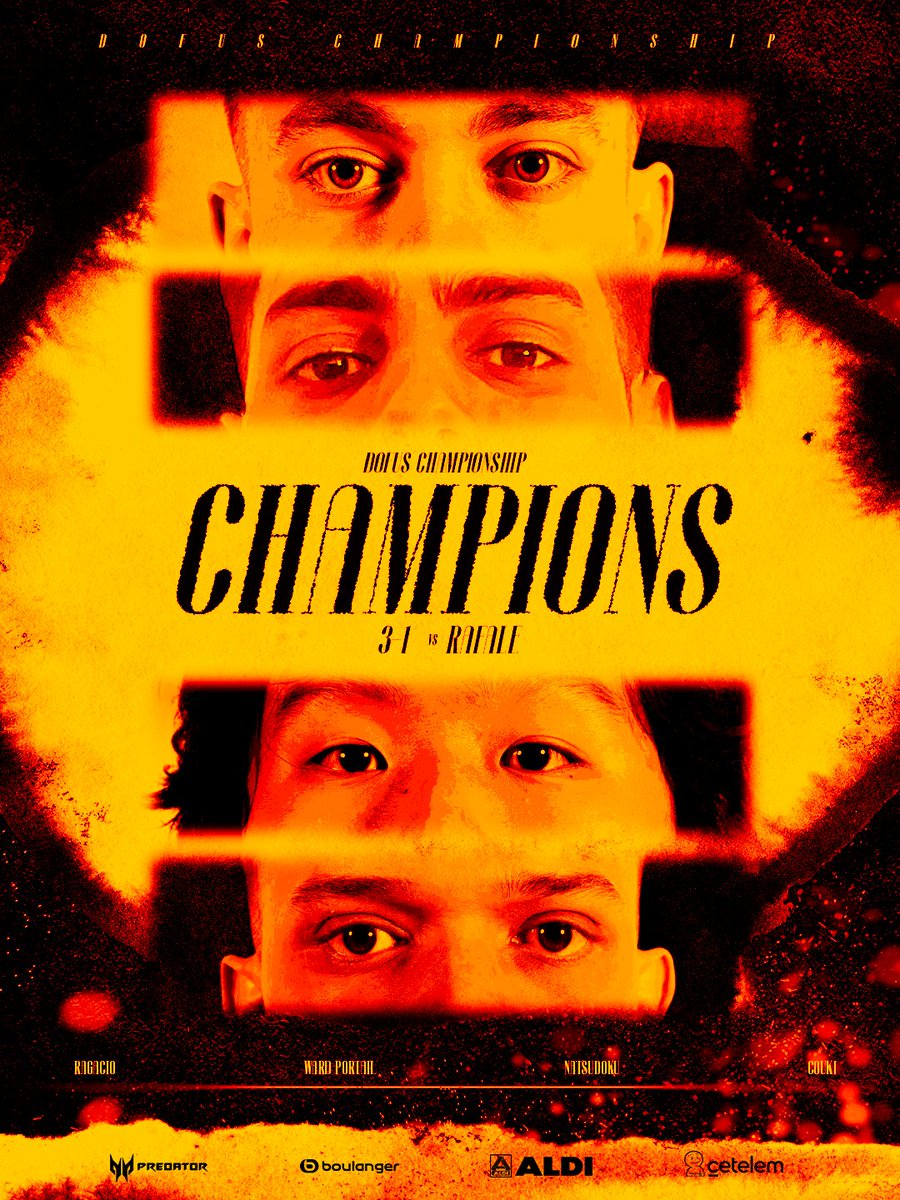 Mais qui peut stopper cette équipe ? Nouveau trophée pour notre équipe Dofus qui assoit encore plus sa domination.

👑 <a href="/Natsudoku_/">SLY Natsudoku</a> 
👑 <a href="/Ragacioo/">Ragacio</a> 
👑 <a href="/Ward_Portail/">Ward-Portail</a> 
👑 <a href="/OsaCouki/">SLY - Couki</a> 

#SLYWIN