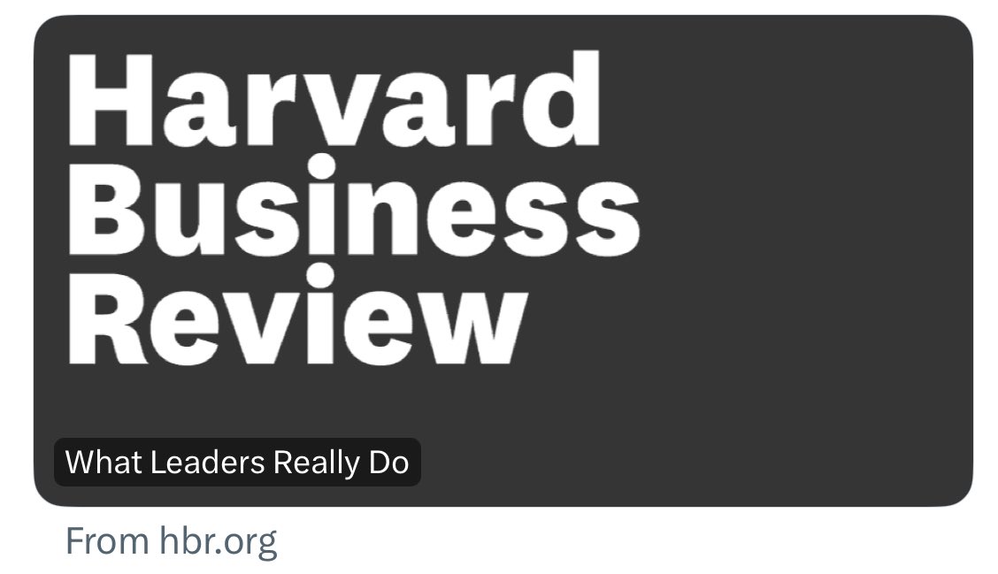 Rem0te's tweet image. ‘Leadership and management are not the same’ @HarvardBiz 👇. 

hbr.org/2001/12/what-l…