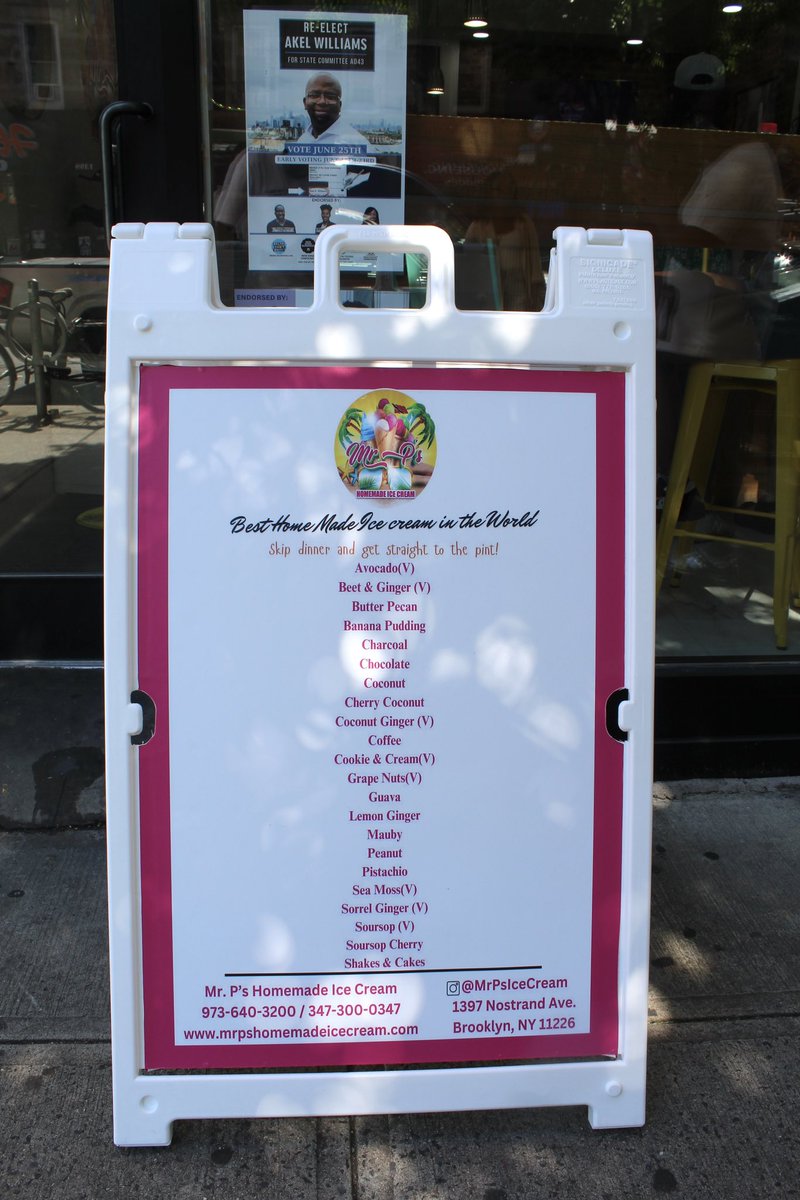Welcome to Mr. P’s Homemade Ice-cream, a father &amp; sons Black owned shop located in Brooklyn NY. With flavors rooted in our Trinidadian culture you’ve never experienced ice cream like this! We offer Dairy and Plant based options even for cakes. We hope to see you all! 🇹🇹🍦