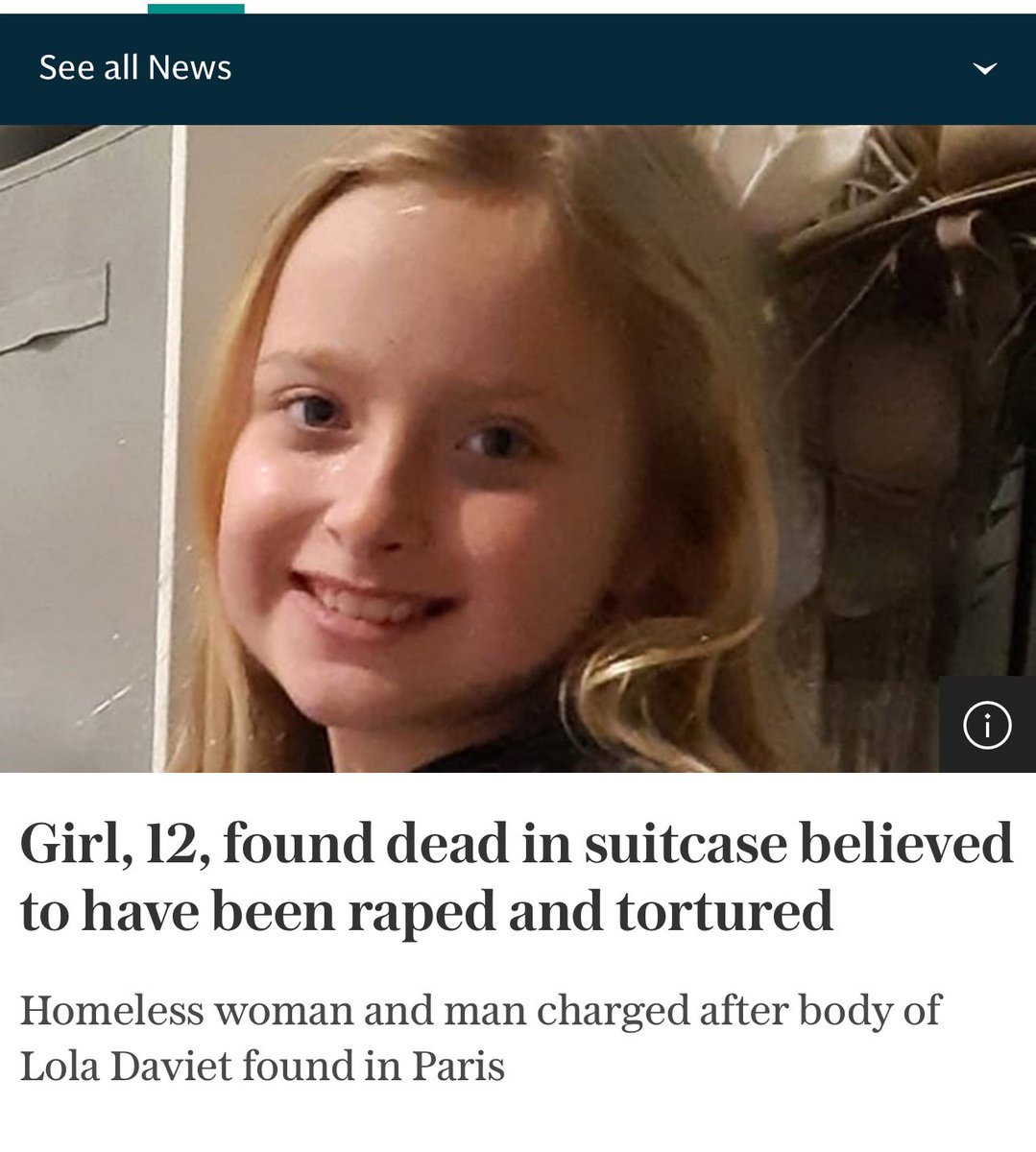 DESTONIA's tweet photo. @EuropeInvasionn This was in 2022. Was anyone ever convicted. What a heinous crime!
I am praying for her family and friends. https://t.co/6ljpgTHc5J