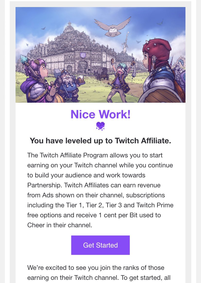MotherDauntless's tweet photo. Finally hit #affiliate on @Twitch 💜✨🫶🏻 https://t.co/FIK8XPTpto