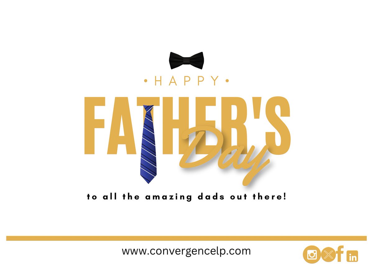 Convergence_LP's tweet image. Happy Father&apos;s Day 
#convergencelawpractice #FathersAreAwesome #FathersDay