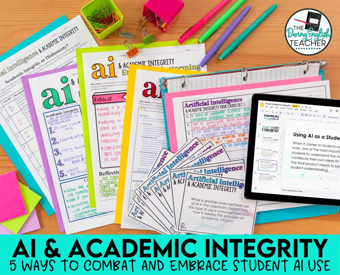 🥊#AI and Academic Integrity: 5 Ways to Combat and Embrace Student AI Use

sbee.link/cjfw3yarxv  via <a href="/DaringEnglish/">The Daring English Teacher</a>
#engchat #ela #teachertwitter #aineducation