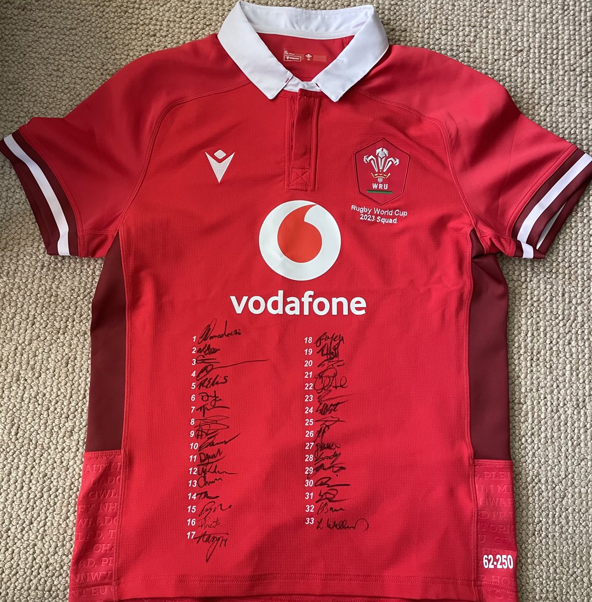 CardiffMedsRFC (@cardiffmedsrfc) on Twitter photo This wonderful Official WRU RWC2023 Ltd edition jersey No62 of only 250 has been donated for us to auction by Dr.Geoff Davies(WRU Doctor).Anyone interested in placing a bid please contact Huw/reply to this tweet.Funds will go towards the running of our student teams. π΄σ §σ ’σ ·σ ¬σ ³σ Ώπ This wonderful Official WRU RWC2023 Ltd edition jersey No62 of only 250 has been donated for us to auction by Dr.Geoff Davies(WRU Doctor).Anyone interested in placing a bid please contact Huw/reply to this tweet.Funds will go towards the running of our student teams. π΄σ §σ ’σ ·σ ¬σ ³σ Ώπ