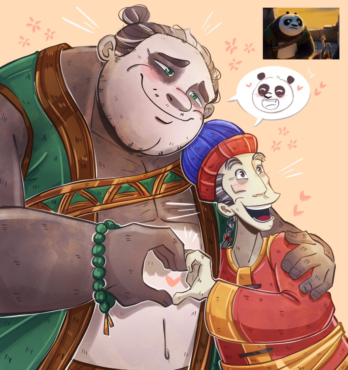 PichichuStudio's tweet photo. Mr. Ping and Li <3 from #KungFuPanda https://t.co/1mUxYsEtg6