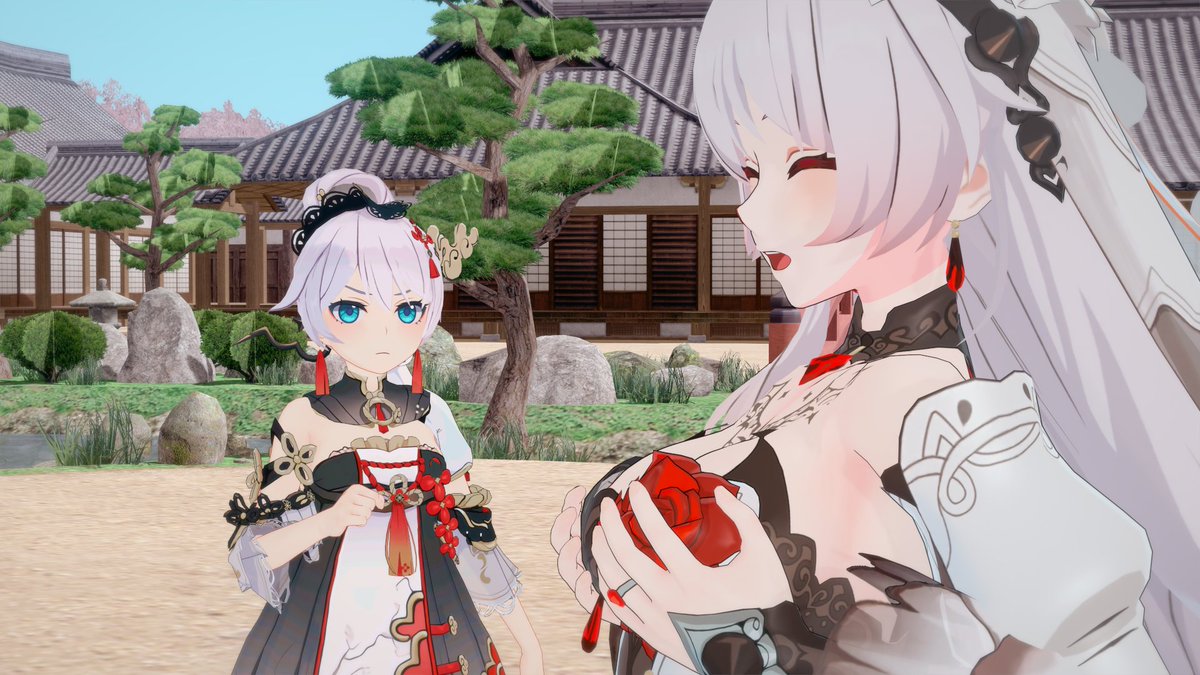 Happy Luna and Angry Kongming #崩壊3rd #HonkaiImpact3rd #崩坏3rd