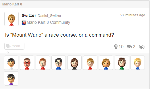 OOCMiiverse's tweet photo. Miiverse asking the real questions https://t.co/sNDpeKatwR