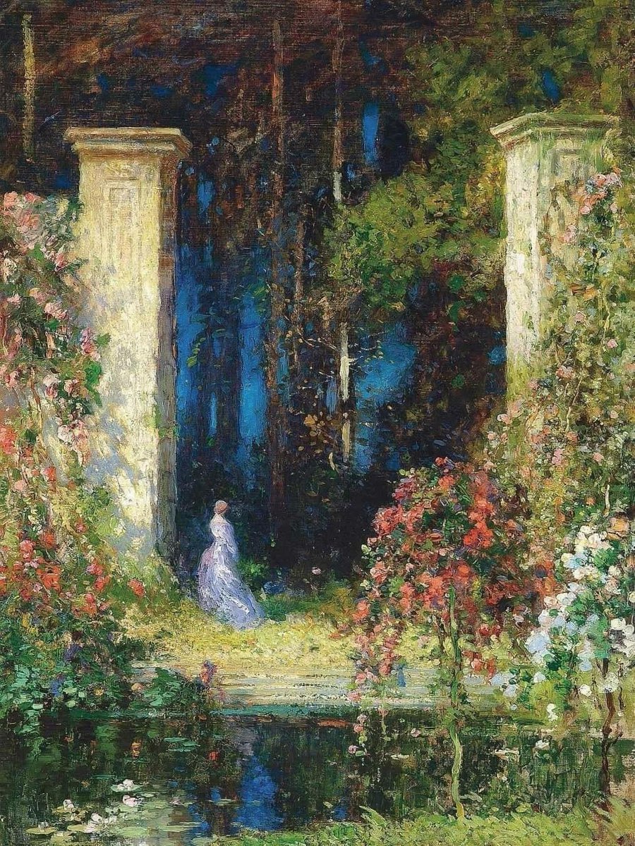 The old gateway 
Thomas Edwin Mostyn