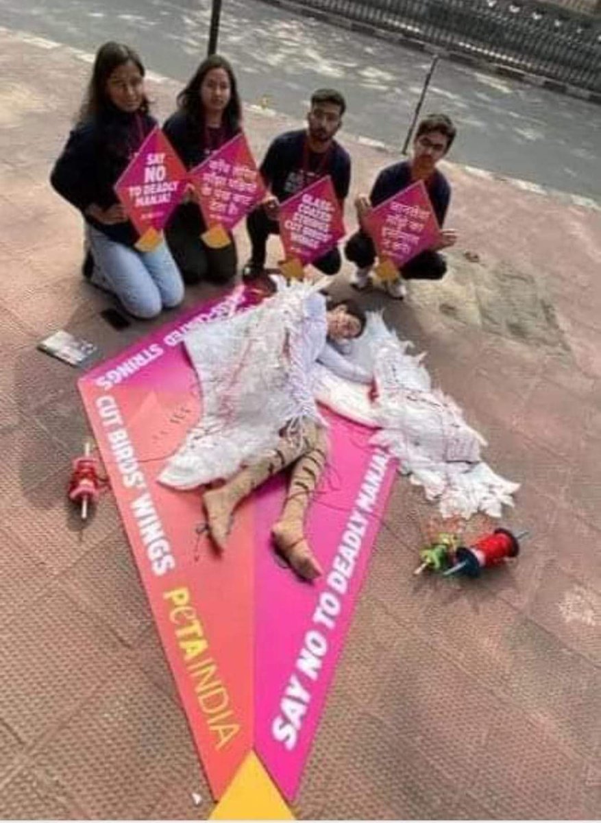ये <a href="/PetaIndia/">PETA India</a> वाली मकर संक्रांति पर कबूतरी बनी थी।

कल बकरी बनके दिखाएगी क्या..??
#PETAIndia