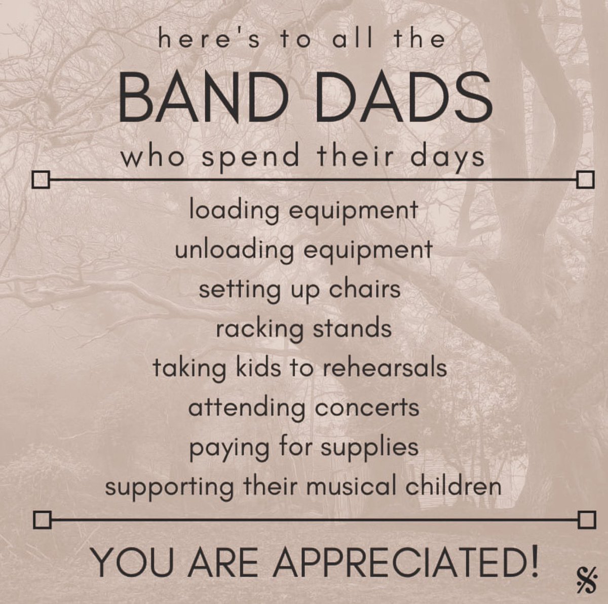 Happy Father’s Day to all our PDB Dads for all they do not only for their children, but for all our band students.
Wishing you an AMAZING DAY!