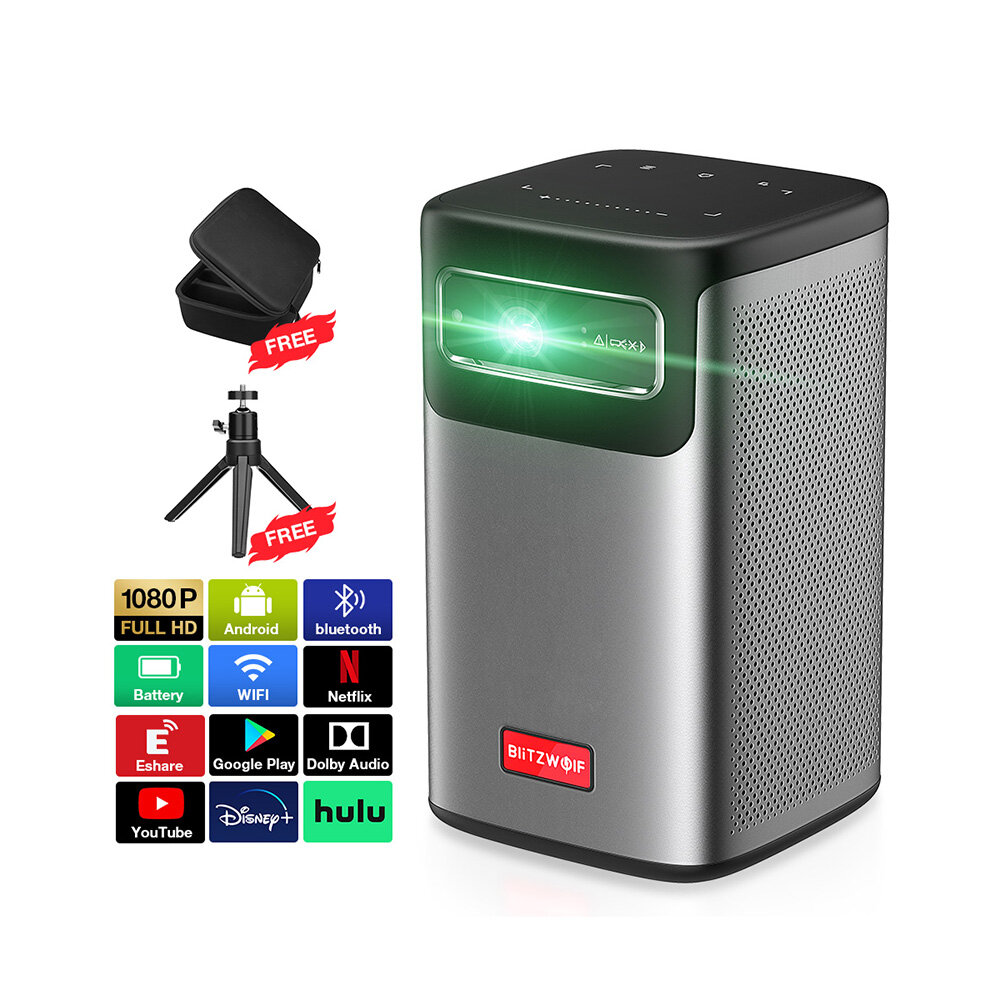 BlitzWolf® BW-VT2 ProMax DLP Mini Projector WIFI6 Android TV Bluetooth 5.0 Auto Focus Auto Keystone Correction Netflix YouTube Built-in 

✂️  Cupom: BG073869   
💵  Valor com Desconto: R$ 1.146,03
🔗  banggood.com/custlink/K3mZD…

🔐 Seguro Tarifário: R$ 194,83
✈️  Frete Grátis!