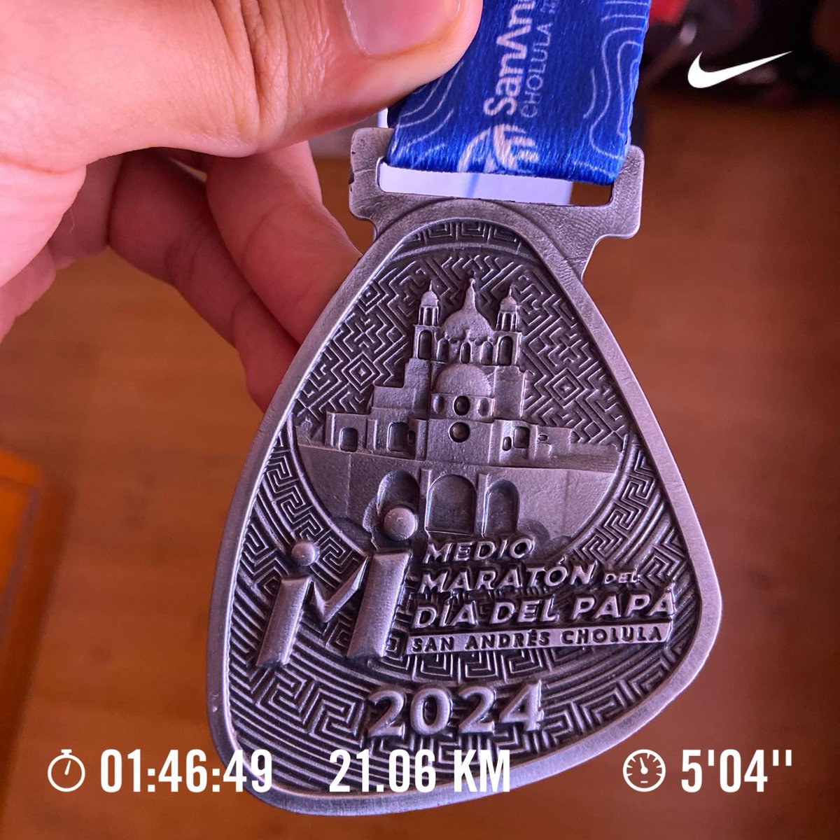 21km completo, próximamente por la de 30km y al final los 42 km #mediomaratondiadelpadre