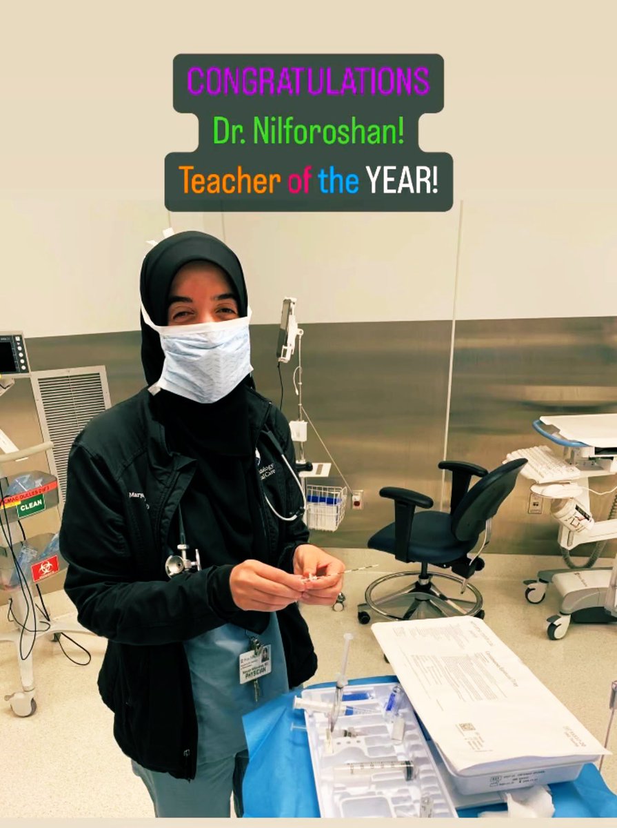 Veena Graff MD, FASRA (@veenagraffmd) on Twitter photo Want to give a massive congratulations to Dr Maryam Nilforoshan for getting <a href="/PennAnesthesia/">Penn Anesthesia</a> TEACHER OF THE YEAR! ๐๐๐ช๐ So.Well.Deserved. ๐ฅ
<a href="/PennRAAPM/">PennRAAPM</a> <a href="/antpebbles/">Deb Culley</a> <a href="/dr_tgro/">Taras Grosh, MD๐บ๐ฆ๐ฆ๐ซ๐ณ๏ธโ๐</a> <a href="/jochrochmd/">Jason Ochroch</a> <a href="/AugoustidesJohn/">John Augoustides</a> <a href="/DrEKGordon/">Emily Gordon MD, MSEd</a> <a href="/AllisonLeeNYC/">Allison Lee</a> <a href="/ASRA_Society/">ASRA Pain Medicine</a> <a href="/ASALifeline/">ASAยฎ</a> <a href="/womenMDinanesth/">Women in Anesthesiology</a> Want to give a massive congratulations to Dr Maryam Nilforoshan for getting <a href="/PennAnesthesia/">Penn Anesthesia</a> TEACHER OF THE YEAR! ๐๐๐ช๐ So.Well.Deserved. ๐ฅ
<a href="/PennRAAPM/">PennRAAPM</a> <a href="/antpebbles/">Deb Culley</a> <a href="/dr_tgro/">Taras Grosh, MD๐บ๐ฆ๐ฆ๐ซ๐ณ๏ธโ๐</a> <a href="/jochrochmd/">Jason Ochroch</a> <a href="/AugoustidesJohn/">John Augoustides</a> <a href="/DrEKGordon/">Emily Gordon MD, MSEd</a> <a href="/AllisonLeeNYC/">Allison Lee</a> <a href="/ASRA_Society/">ASRA Pain Medicine</a> <a href="/ASALifeline/">ASAยฎ</a> <a href="/womenMDinanesth/">Women in Anesthesiology</a>