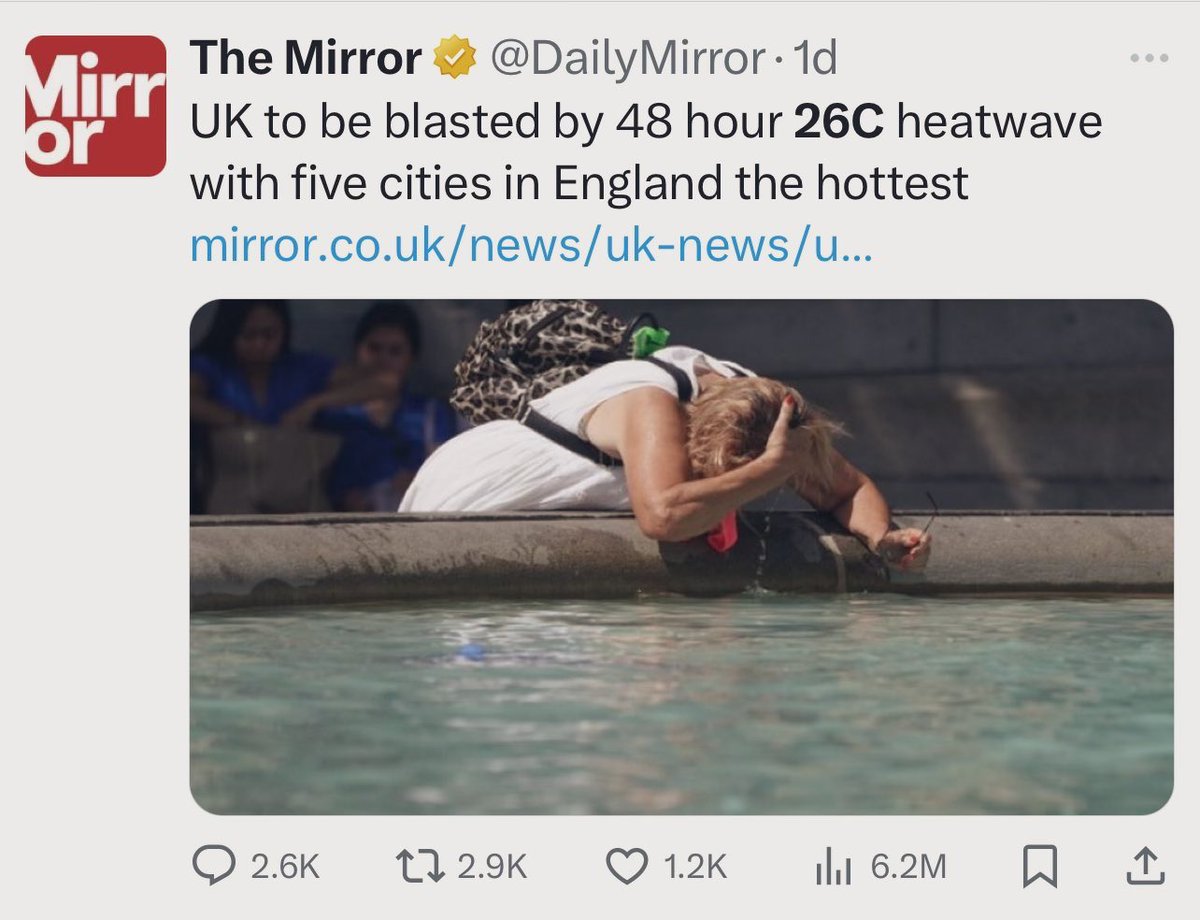 My AC is currently set at UK heatwave level