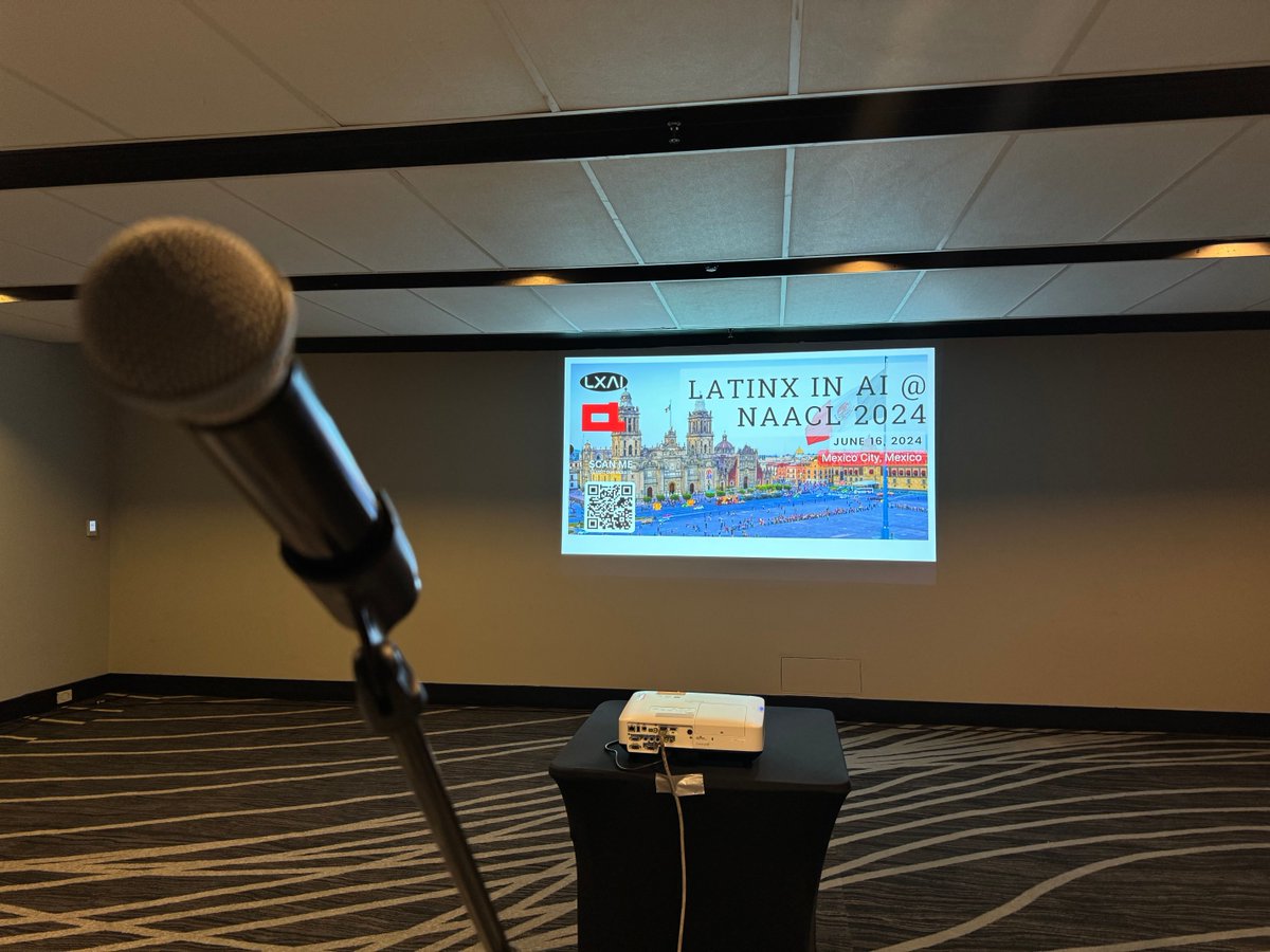 lxnlp's tweet image. 🎉 Exciting news! The Latinx in AI Workshop at #NAACL2024 is happening NOW! Join us for inspiring talks, networking, and groundbreaking research. 🌟📚 Don't miss out on this amazing opportunity! Come and be a part of our vibrant community! #LatinxInAI #AI #NAACL2024
