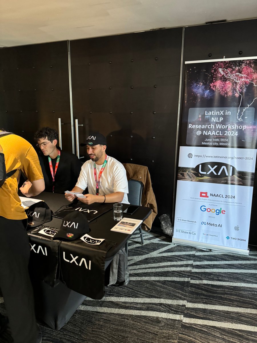 lxnlp's tweet image. 🎉 Exciting news! The Latinx in AI Workshop at #NAACL2024 is happening NOW! Join us for inspiring talks, networking, and groundbreaking research. 🌟📚 Don't miss out on this amazing opportunity! Come and be a part of our vibrant community! #LatinxInAI #AI #NAACL2024