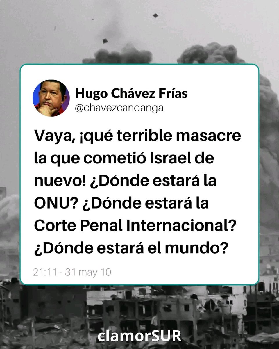 Hugo Chávez muy vigente 👇