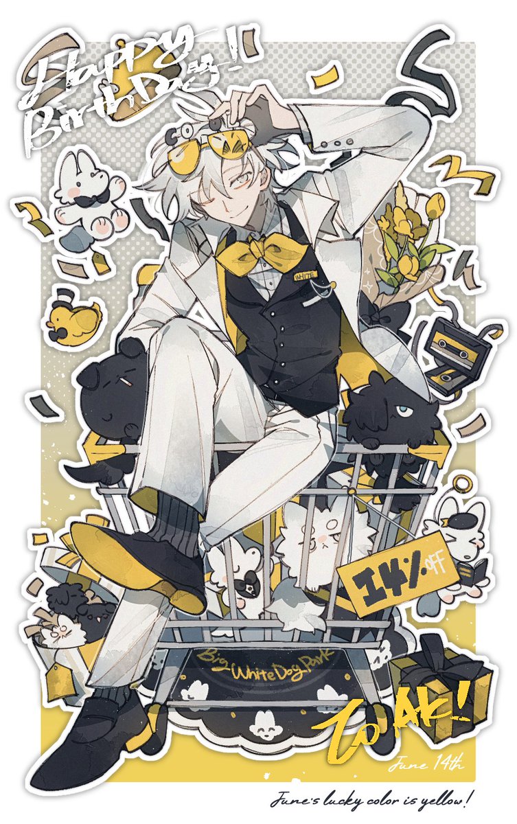 Birthday gift for AK！😆<a href="/sleepvearn/">非人哉Ak</a>
给阿康画的生贺~