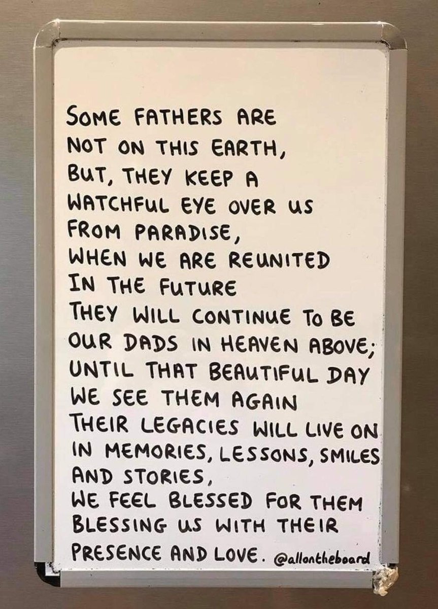 Happy Father’s Day to all of the Dads in Heaven and their children on earth.
#HappyFathersDay #FathersDay #Dads #DadsInHeaven