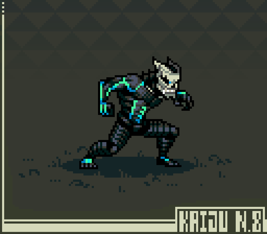 Kafka - kaiju N°8 (JUS) #pixelart