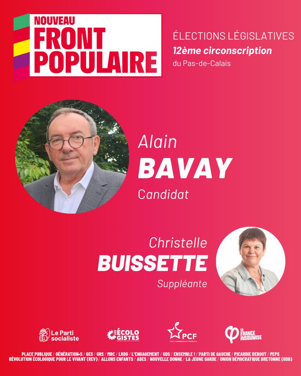 Pour que la gauche puisse porter nos aspirations à l'Assemblée Nationale. #nouveaufrontpopulaire