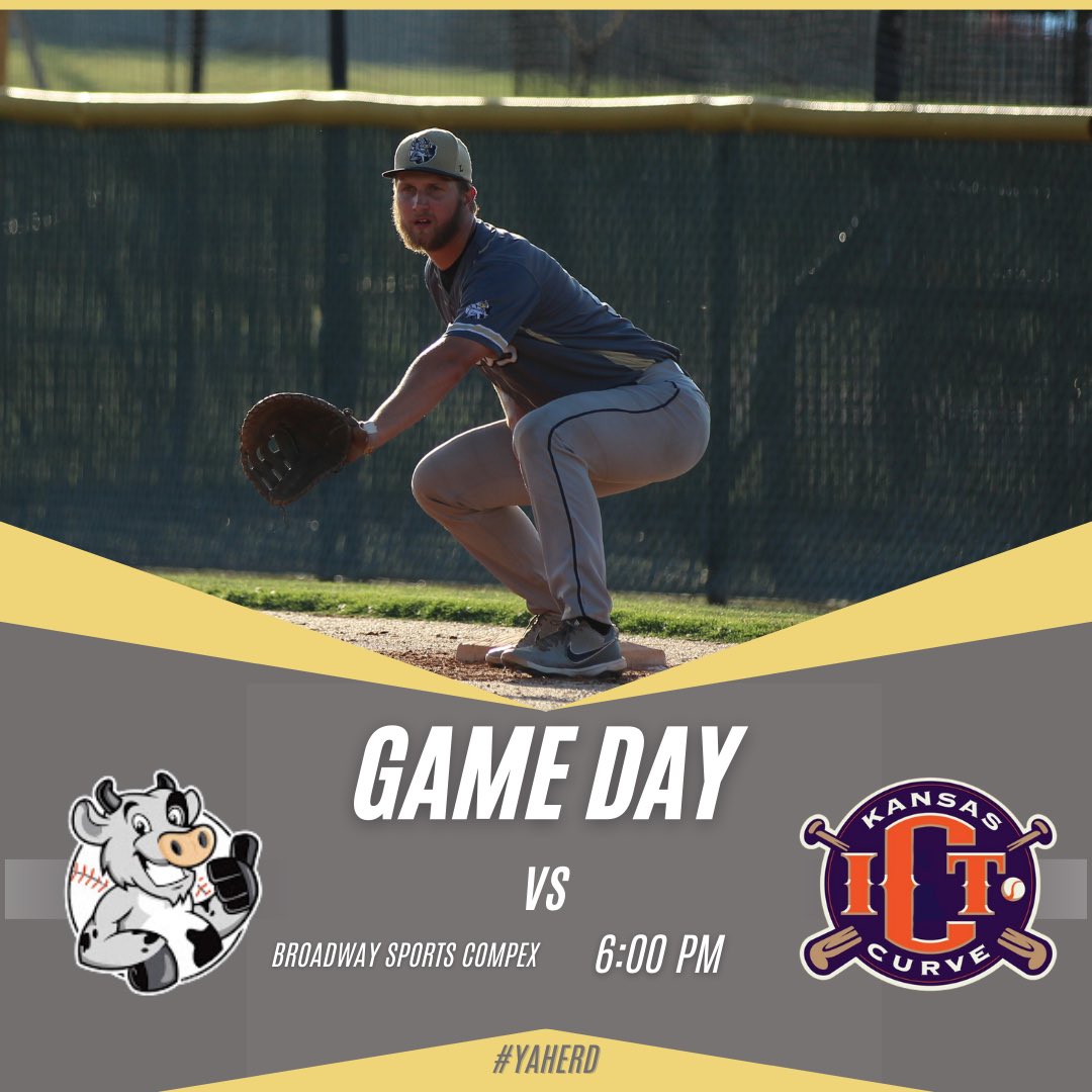 IT’S GAME DAY! 🐮⚾️
Happy Father’s Day! Your Midwest Moos are at the Barnyard (Broadway Sports Complex) to take on the Kansas Curve, June 16th at 6:00pm. All Dads get in for FREE at tonight’s game!  #yaherd