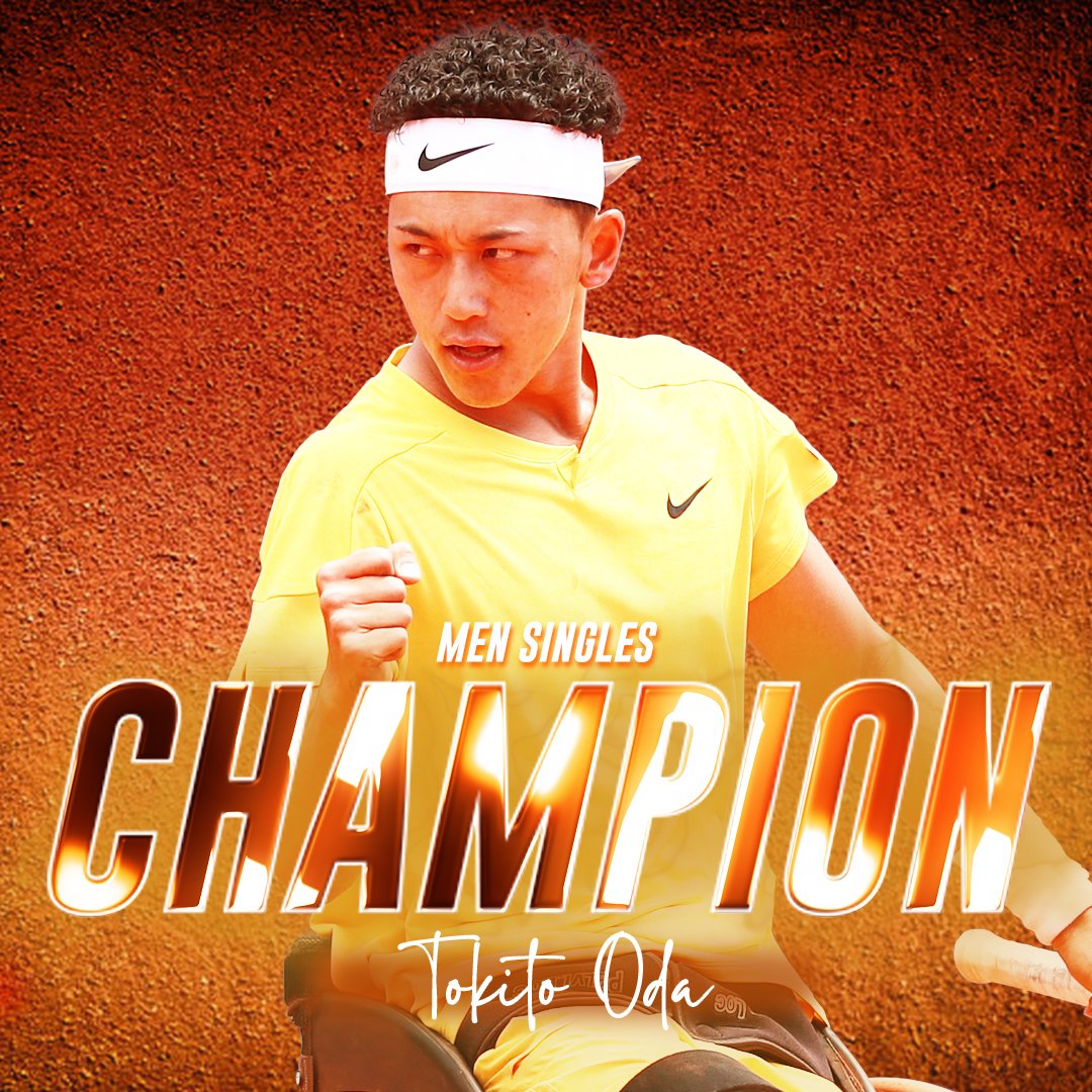 🏆 WINNER OF THE MEN SINGLE : Tokito Oda ! 🇯🇵

Congratulations! 🥇👏