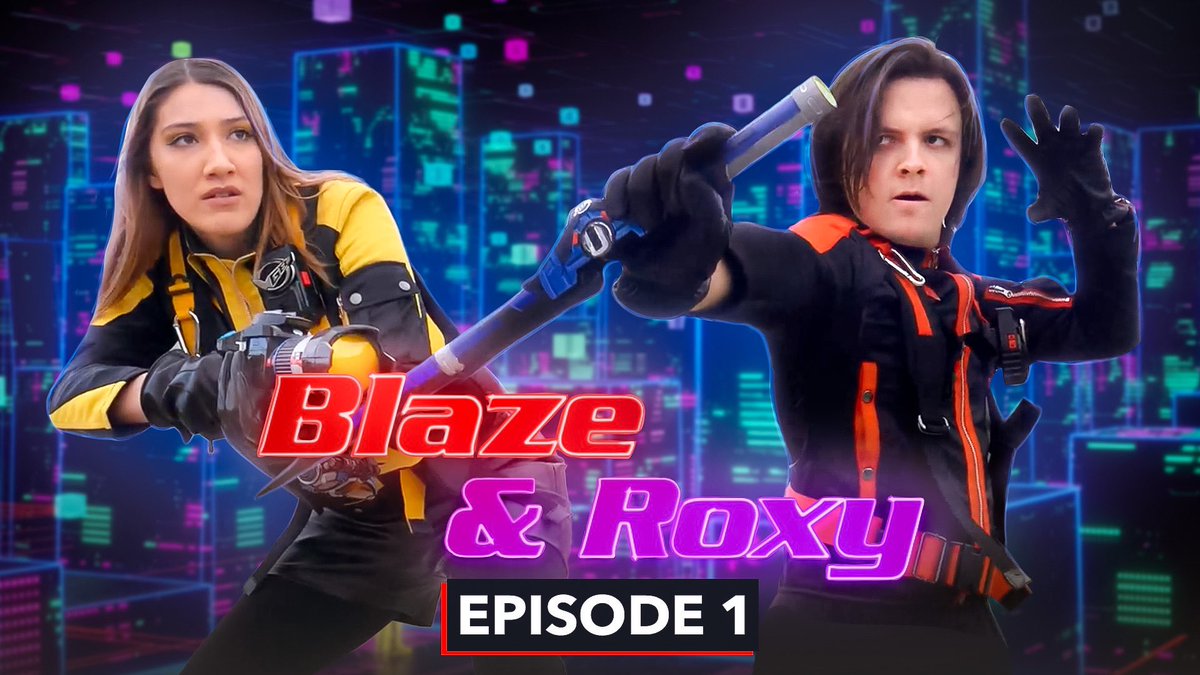 SUPProductions's tweet image. Our pilot episode of our new series “Blaze &amp;amp; Roxy” is finally Out ! Link in replies! #blazeandroxy #superunknownperson #powerrangers #supersentai
