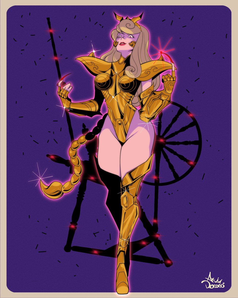 AxRococoart's tweet image. Aurora de Escorpio .
.
.
.
#pinup #pinupgirl #commission #rule34 #aurora #disneyprincess #saintseiya