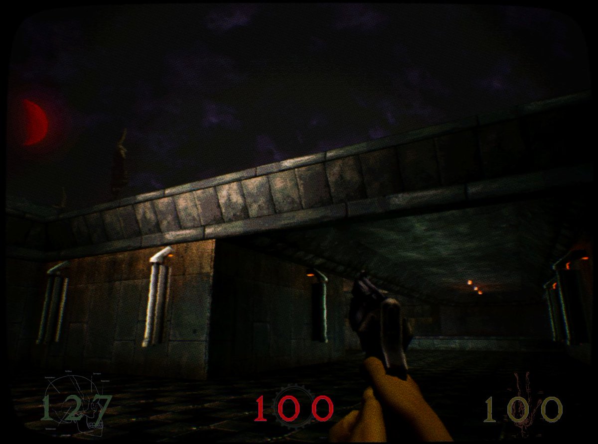 InfrablackGames's tweet photo. A wet temple built for the glory of worms. #fps #indiedev #retro #horror #phobolis https://t.co/DpRtgBCtC4